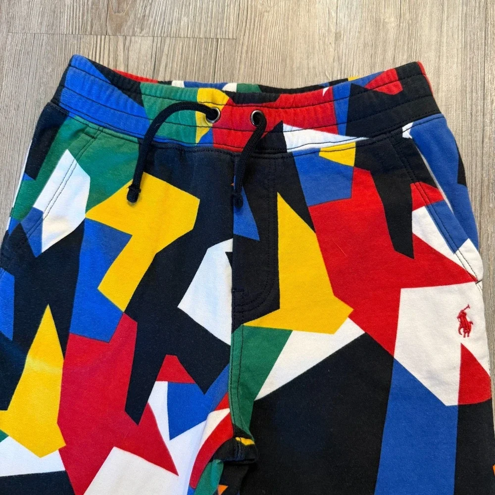 Polo Ralph Lauren Kids Size 7 Multicolor Jogger Sweatpants
